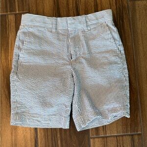 JCrew Crewcuts Blue and White Seersucker Shorts - Boys size 5